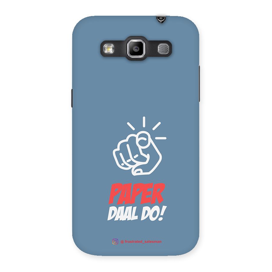 Paper Daal Do SteelBlue Back Case for Galaxy Grand Quattro