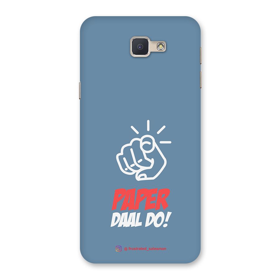Paper Daal Do SteelBlue Back Case for Galaxy J5 Prime