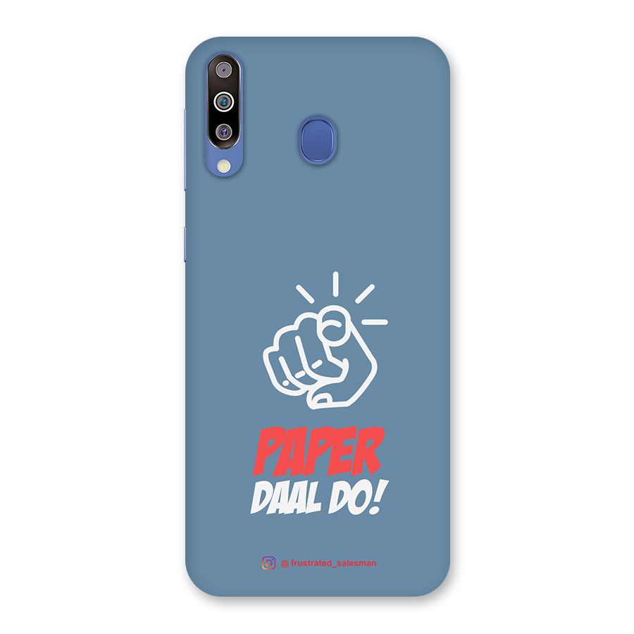 Paper Daal Do SteelBlue Back Case for Galaxy M30