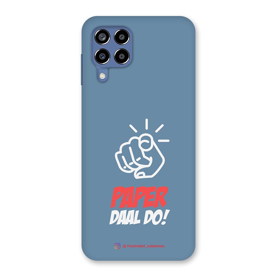 Paper Daal Do SteelBlue Back Case for Galaxy M53 5G