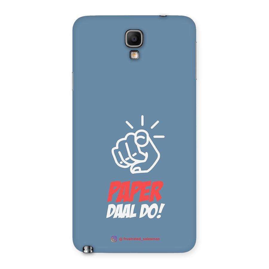Paper Daal Do SteelBlue Back Case for Galaxy Note 3 Neo