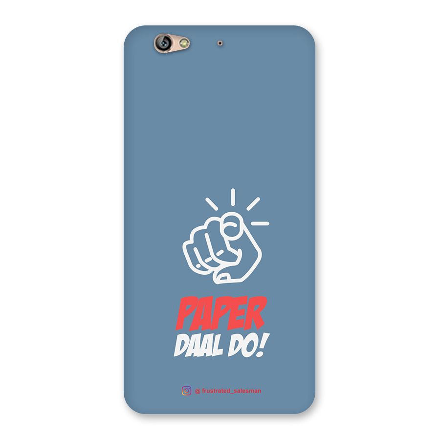 Paper Daal Do SteelBlue Back Case for Gionee S6