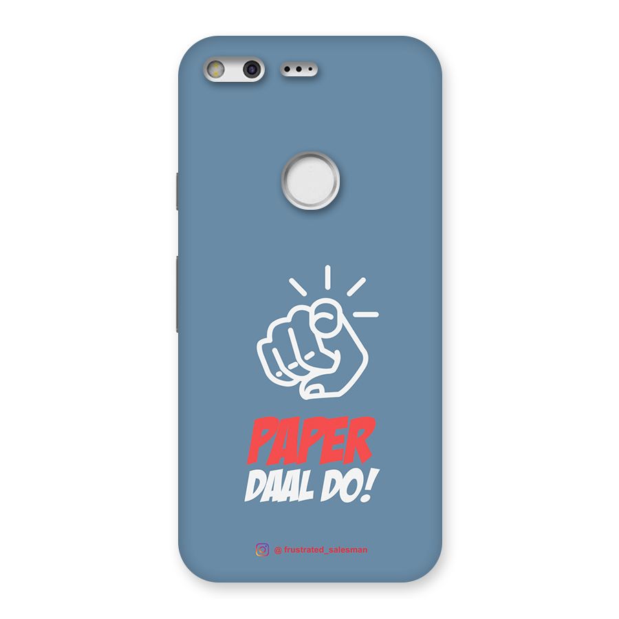 Paper Daal Do SteelBlue Back Case for Google Pixel