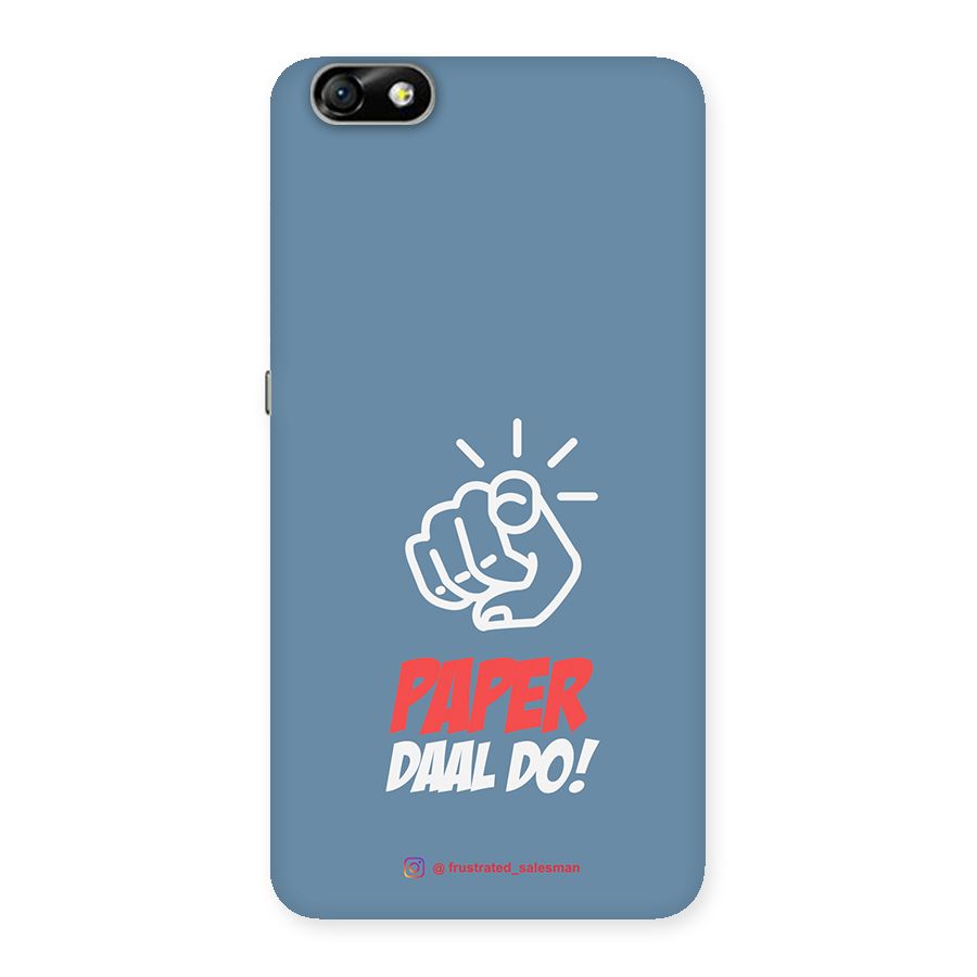 Paper Daal Do SteelBlue Back Case for Honor 4X