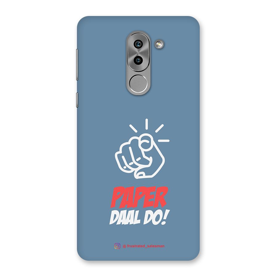Paper Daal Do SteelBlue Back Case for Honor 6X