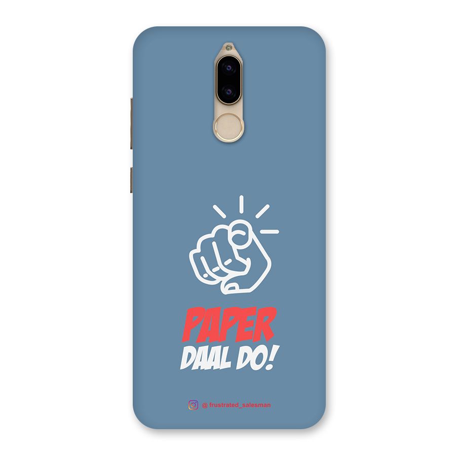 Paper Daal Do SteelBlue Back Case for Honor 9i