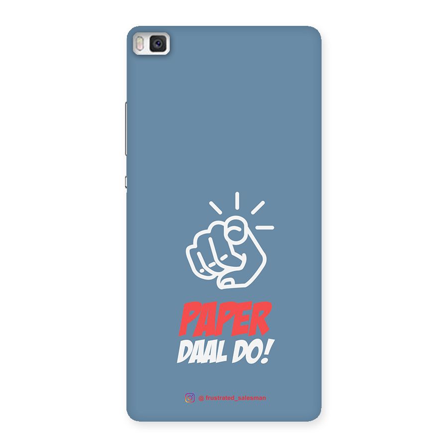 Paper Daal Do SteelBlue Back Case for Huawei P8
