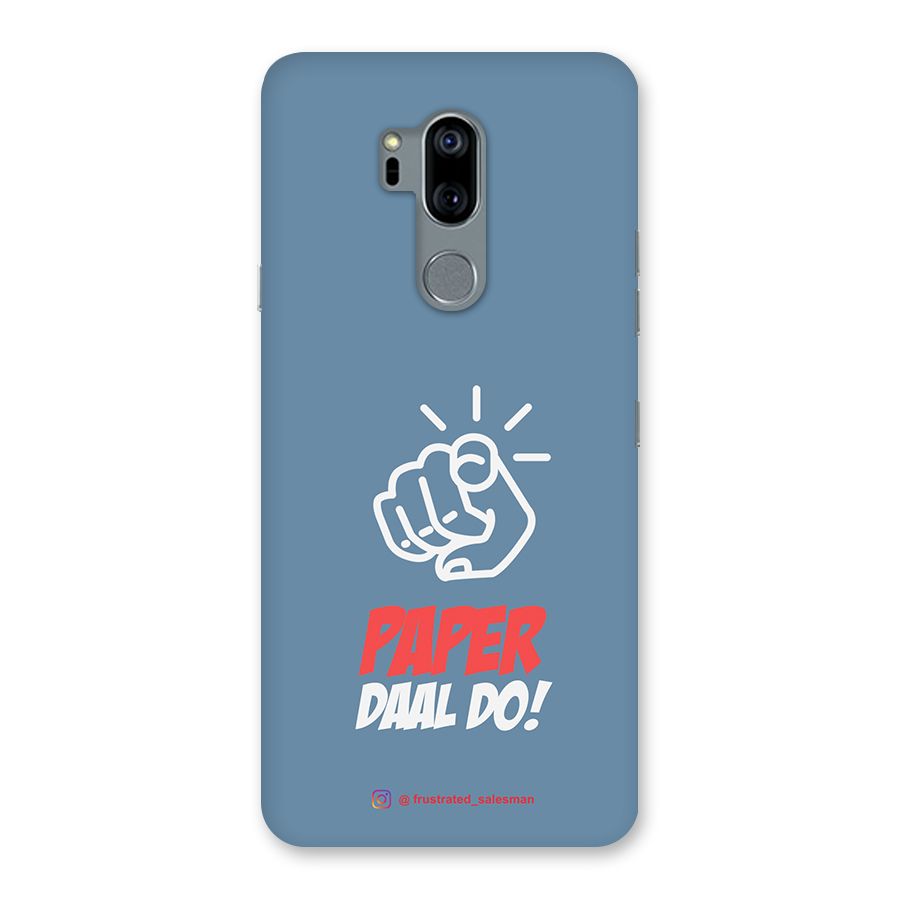 Paper Daal Do SteelBlue Back Case for LG G7