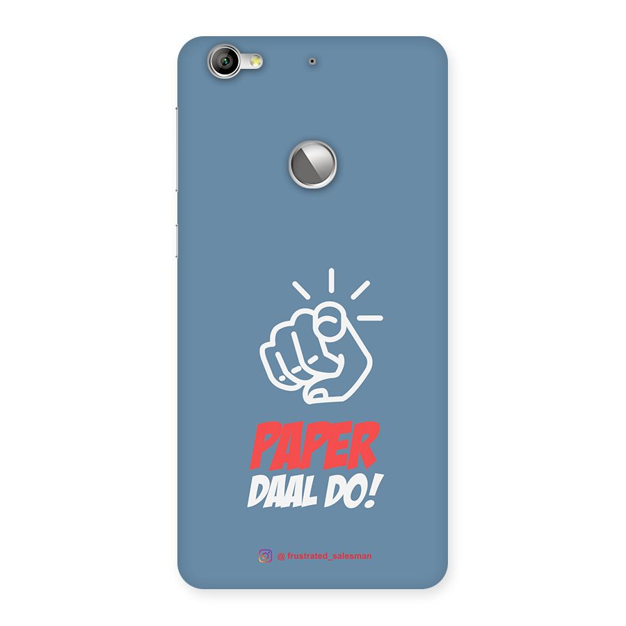 Paper Daal Do SteelBlue Back Case for LeTV Le 1s