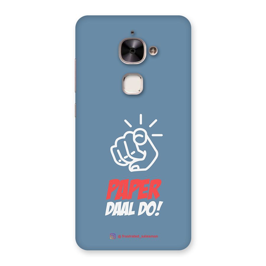 Paper Daal Do SteelBlue Back Case for Le 2