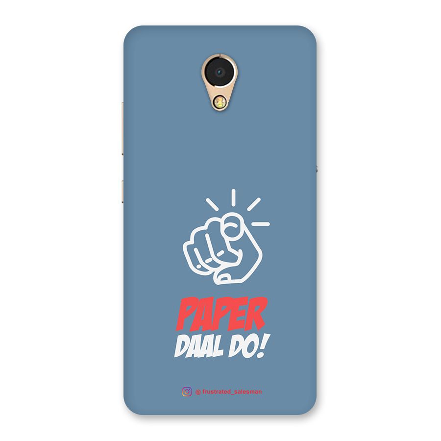 Paper Daal Do SteelBlue Back Case for Lenovo P2