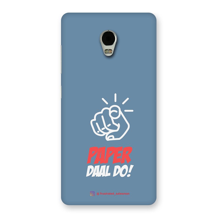 Paper Daal Do SteelBlue Back Case for Lenovo Vibe P1