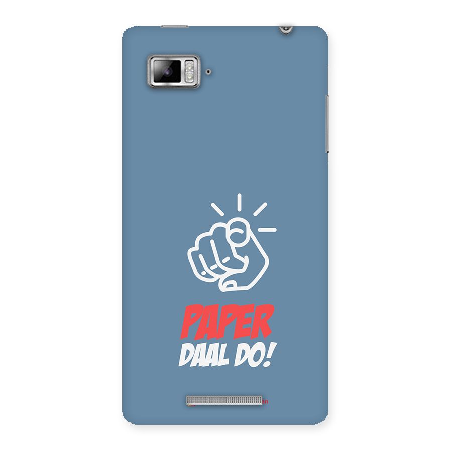 Paper Daal Do SteelBlue Back Case for Lenovo Vibe Z K910