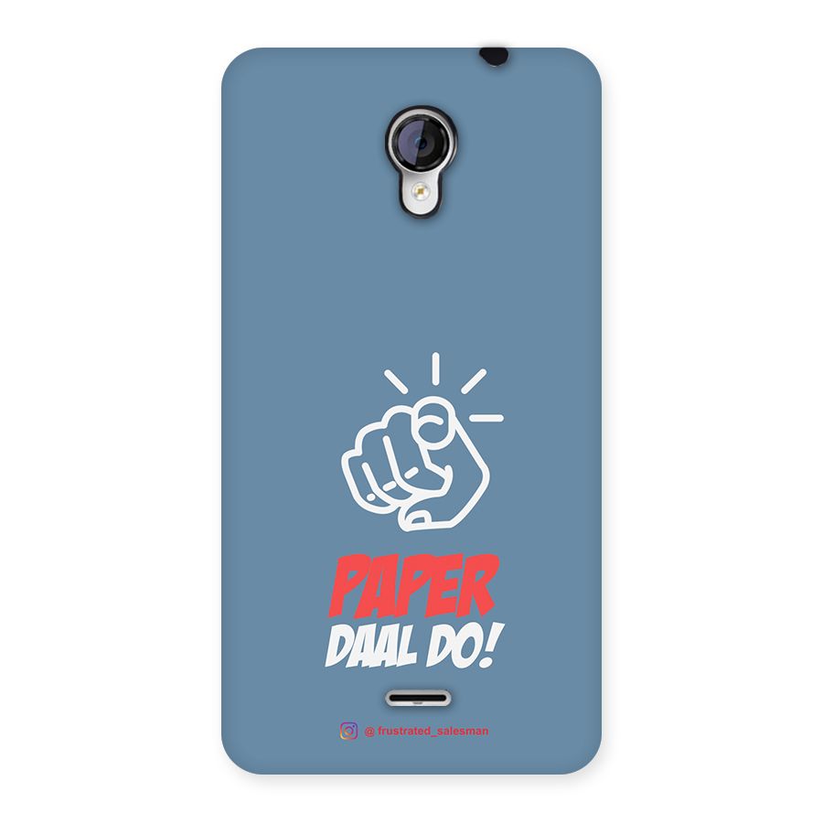 Paper Daal Do SteelBlue Back Case for Micromax Unite 2 A106