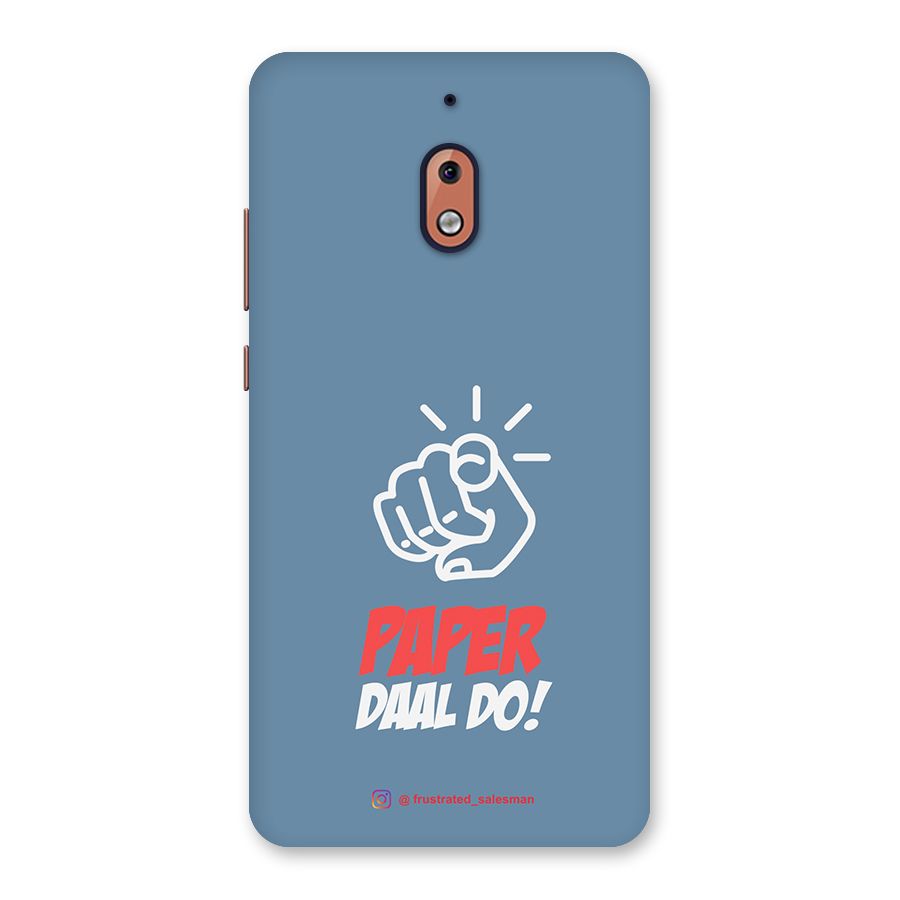 Paper Daal Do SteelBlue Back Case for Nokia 2.1