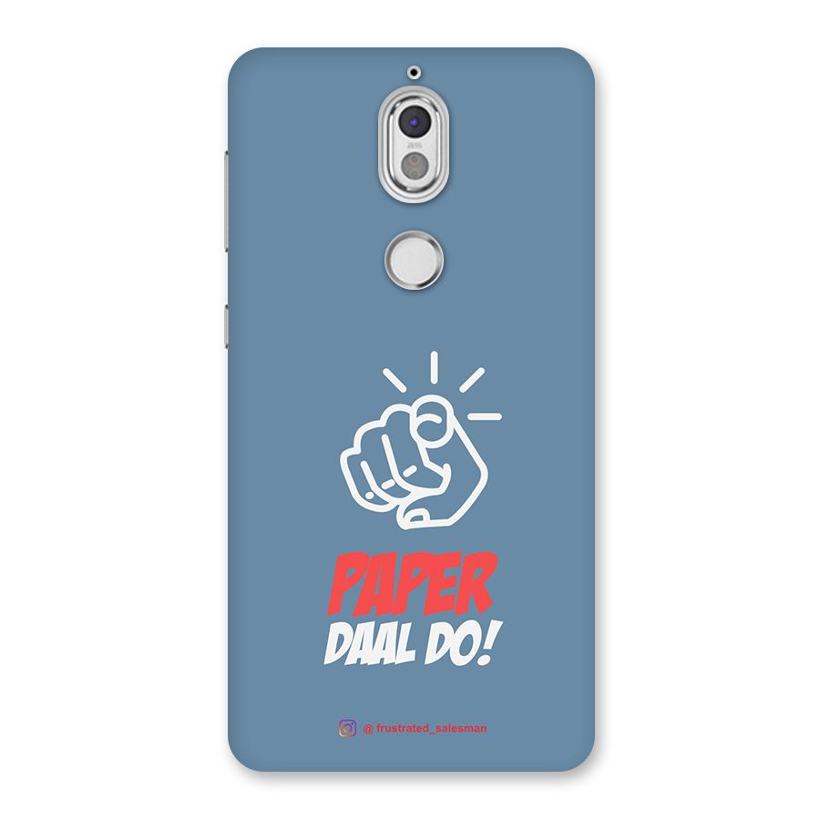Paper Daal Do SteelBlue Back Case for Nokia 7