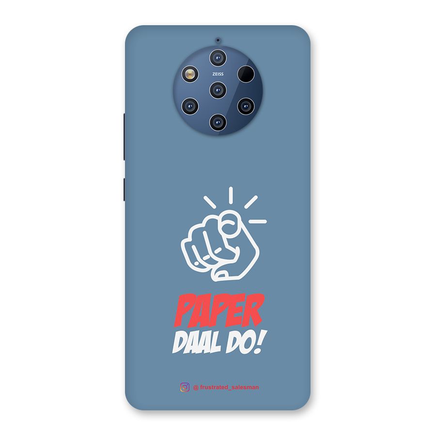 Paper Daal Do SteelBlue Back Case for Nokia 9 PureView