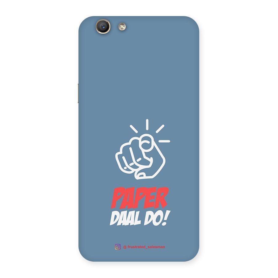 Paper Daal Do SteelBlue Back Case for Oppo A59