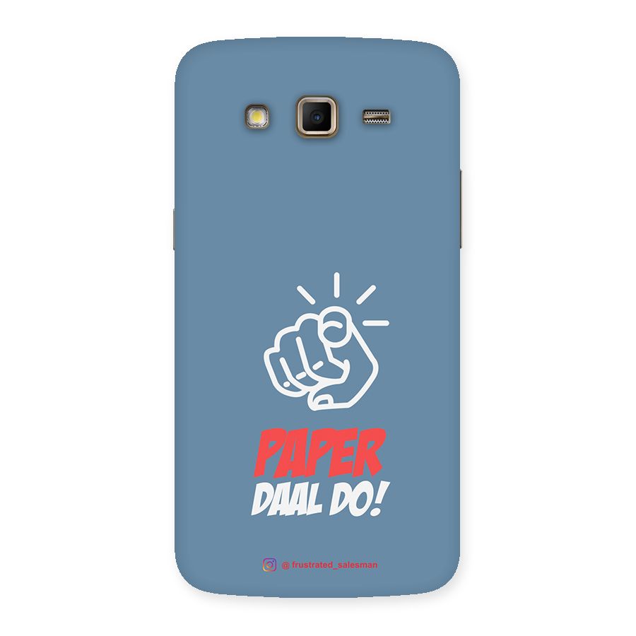 Paper Daal Do SteelBlue Back Case for Samsung Galaxy Grand 2