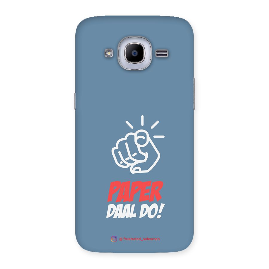 Paper Daal Do SteelBlue Back Case for Samsung Galaxy J2 Pro