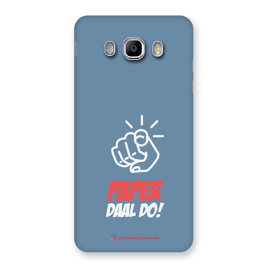 Paper Daal Do SteelBlue Back Case for Samsung Galaxy J5 2016
