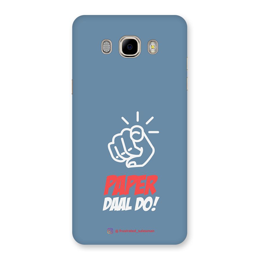 Paper Daal Do SteelBlue Back Case for Samsung Galaxy J7 2016