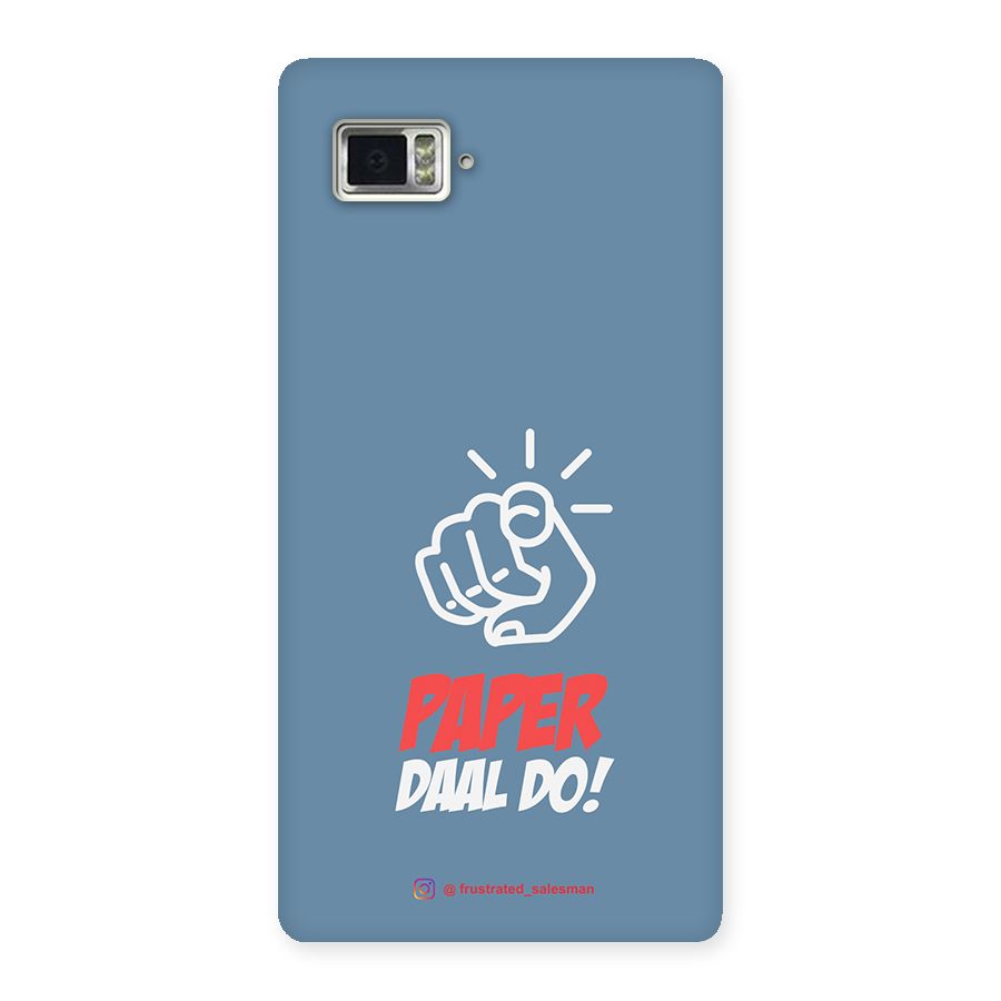 Paper Daal Do SteelBlue Back Case for Vibe Z2 Pro K920