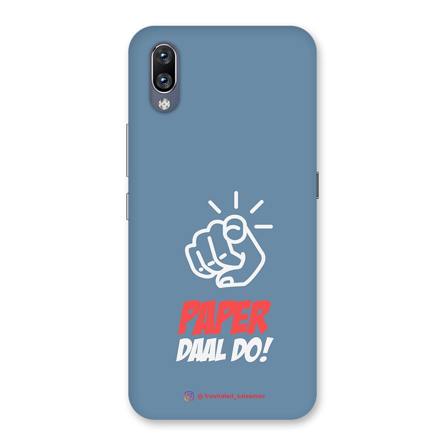 Paper Daal Do SteelBlue Back Case for Vivo NEX