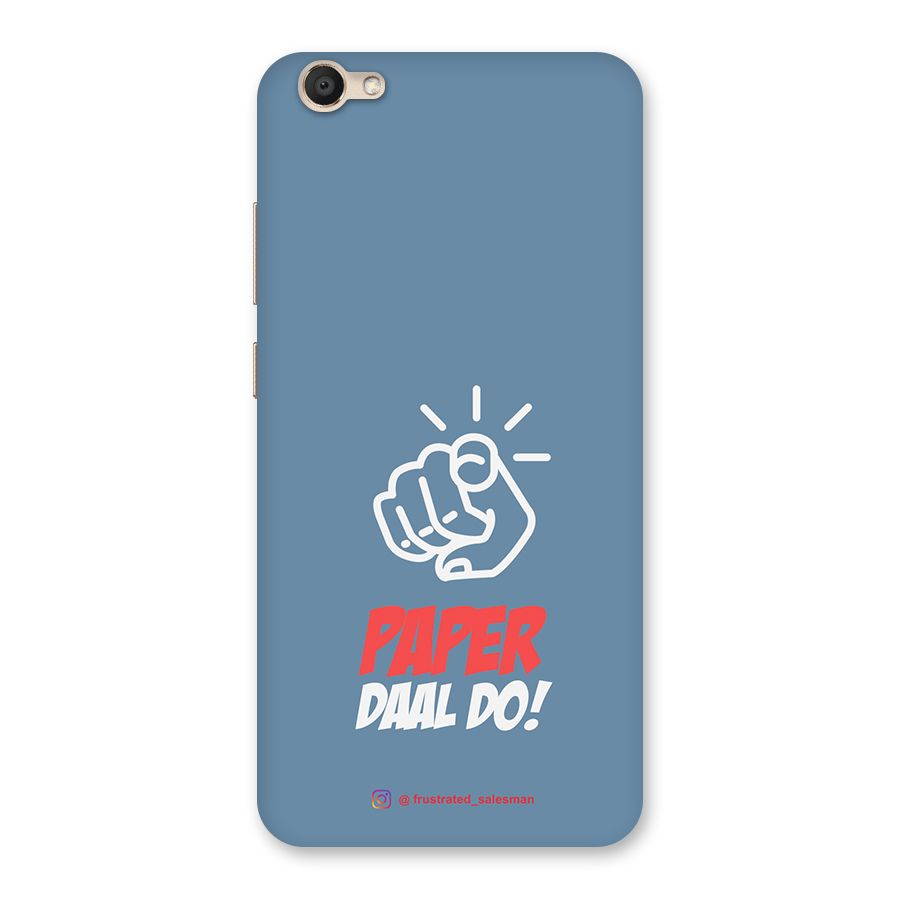Paper Daal Do SteelBlue Back Case for Vivo V5