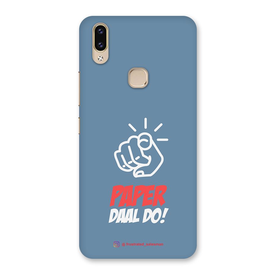 Paper Daal Do SteelBlue Back Case for Vivo V9 Youth