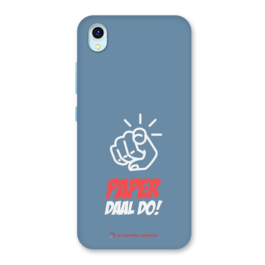 Paper Daal Do SteelBlue Back Case for Vivo Y1s