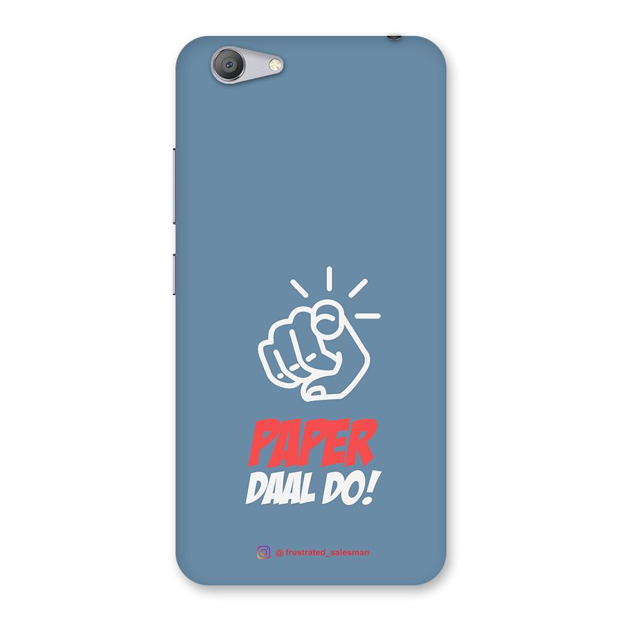Paper Daal Do SteelBlue Back Case for Vivo Y53