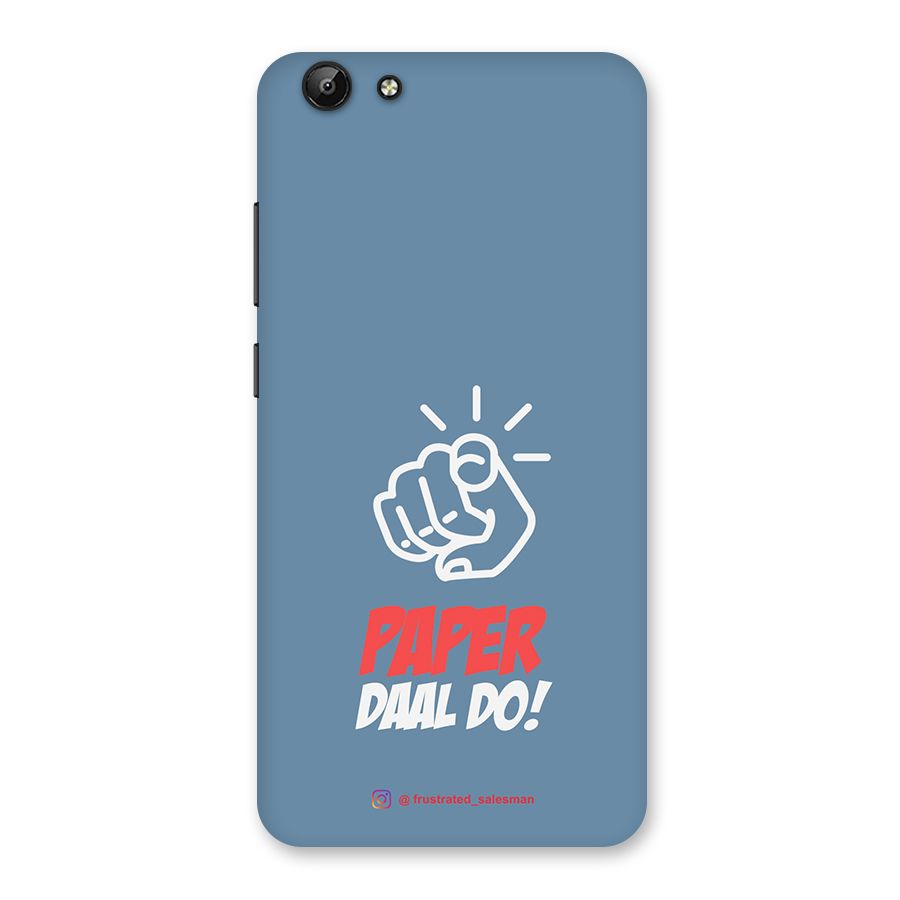 Paper Daal Do SteelBlue Back Case for Vivo Y69