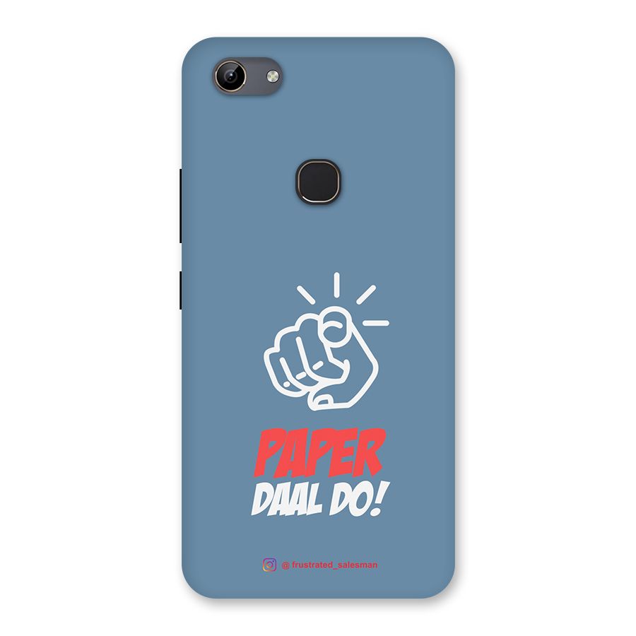 Paper Daal Do SteelBlue Back Case for Vivo Y81