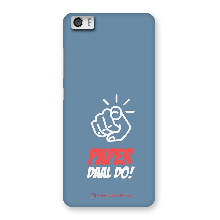 Paper Daal Do SteelBlue Back Case for Xiaomi Redmi Mi5