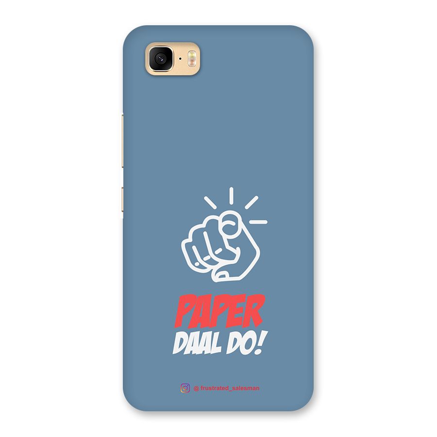 Paper Daal Do SteelBlue Back Case for Zenfone 3s Max