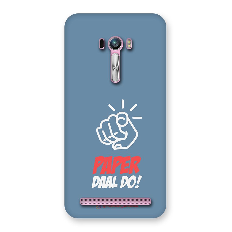 Paper Daal Do SteelBlue Back Case for Zenfone Selfie