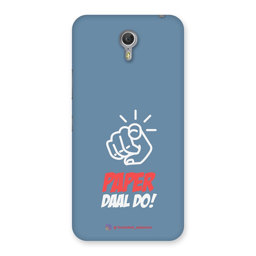 Paper Daal Do SteelBlue Back Case for Zuk Z1