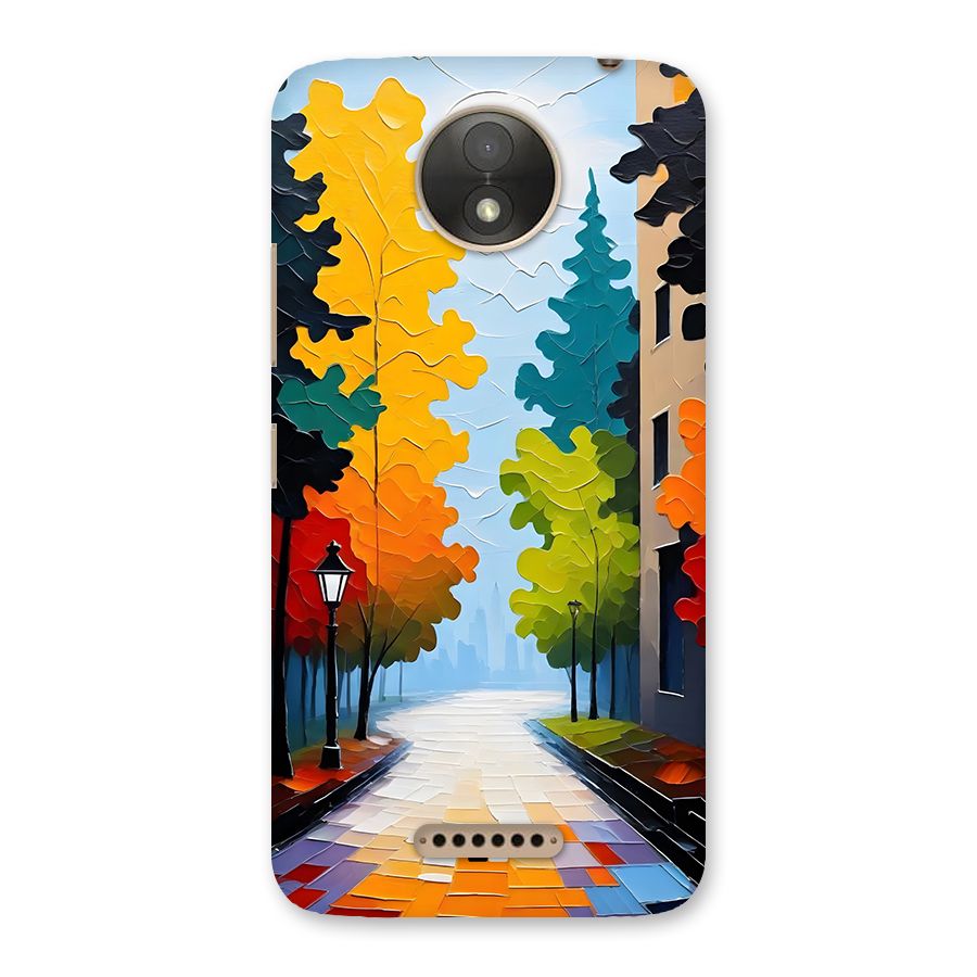 Paper Street Back Case for Moto C Plus