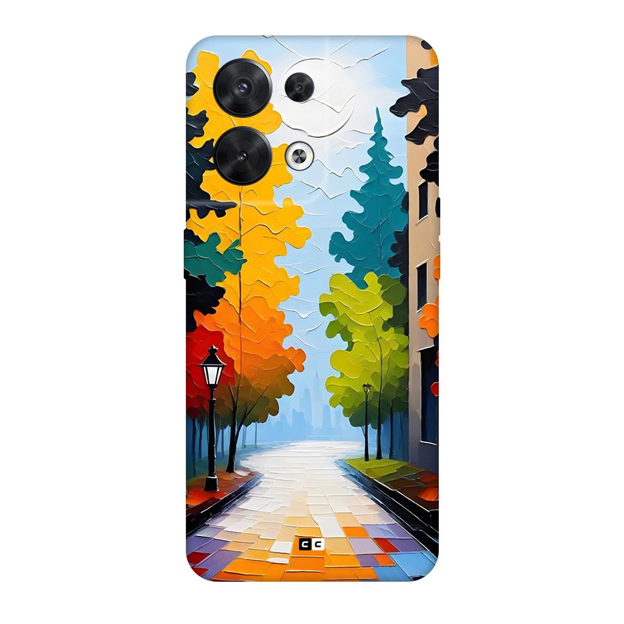 Paper Street Back Case for Oppo Reno8 5G