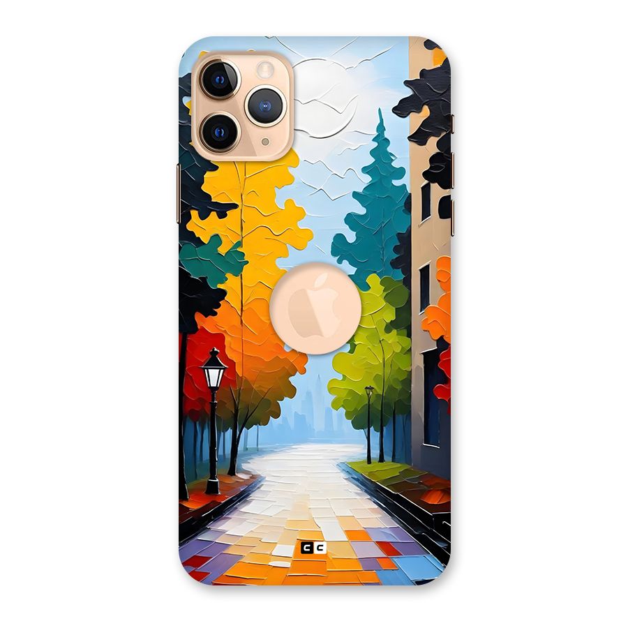 Paper Street Back Case for iPhone 11 Pro Max Logo Cut