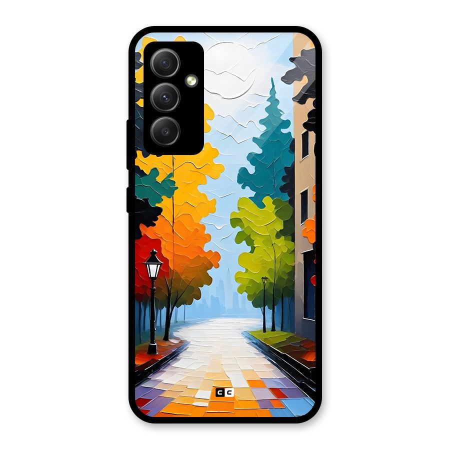Paper Street Glass Back Case for Galaxy A34