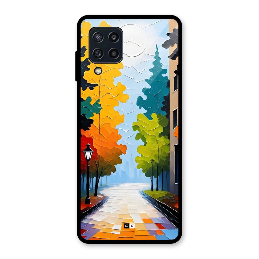 Paper Street Glass Back Case for Galaxy M32