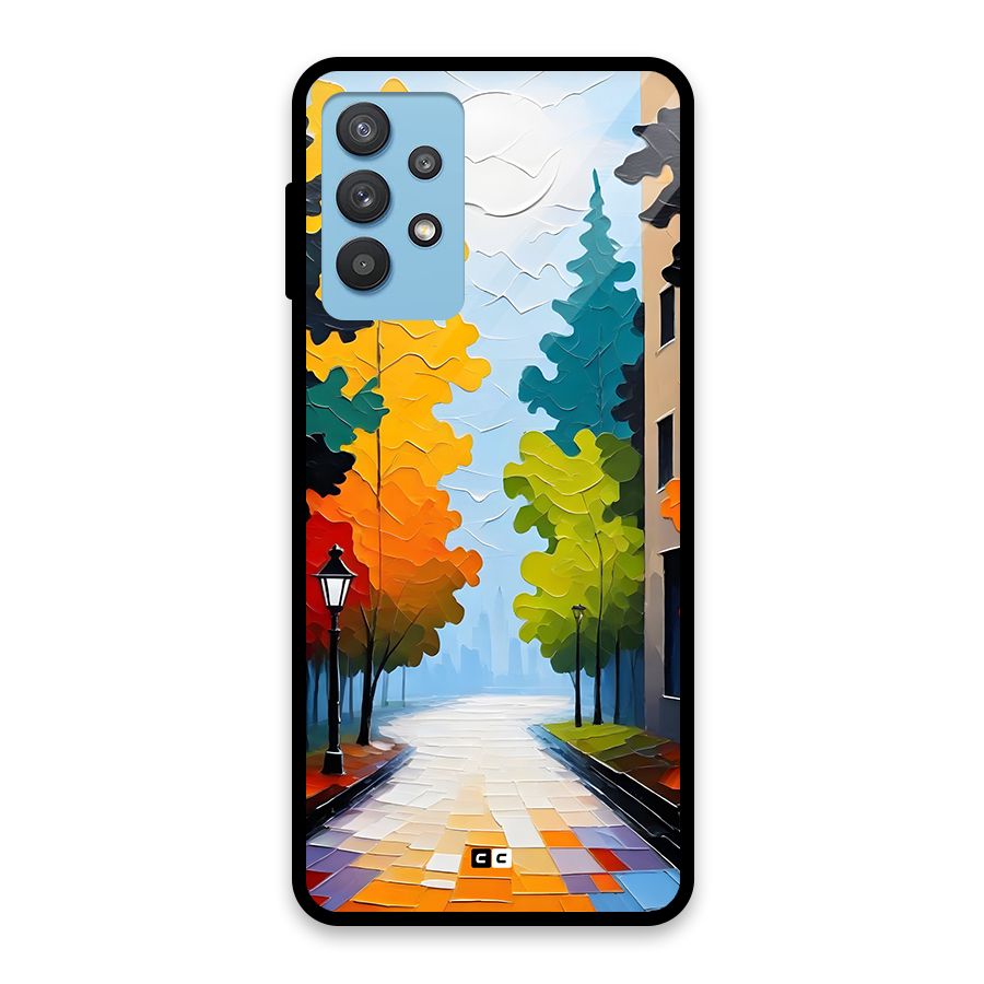 Paper Street Glass Back Case for Galaxy M32 5G