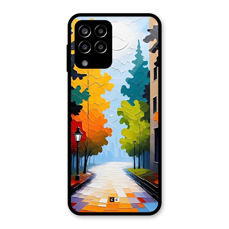 Paper Street Glass Back Case for Galaxy M33