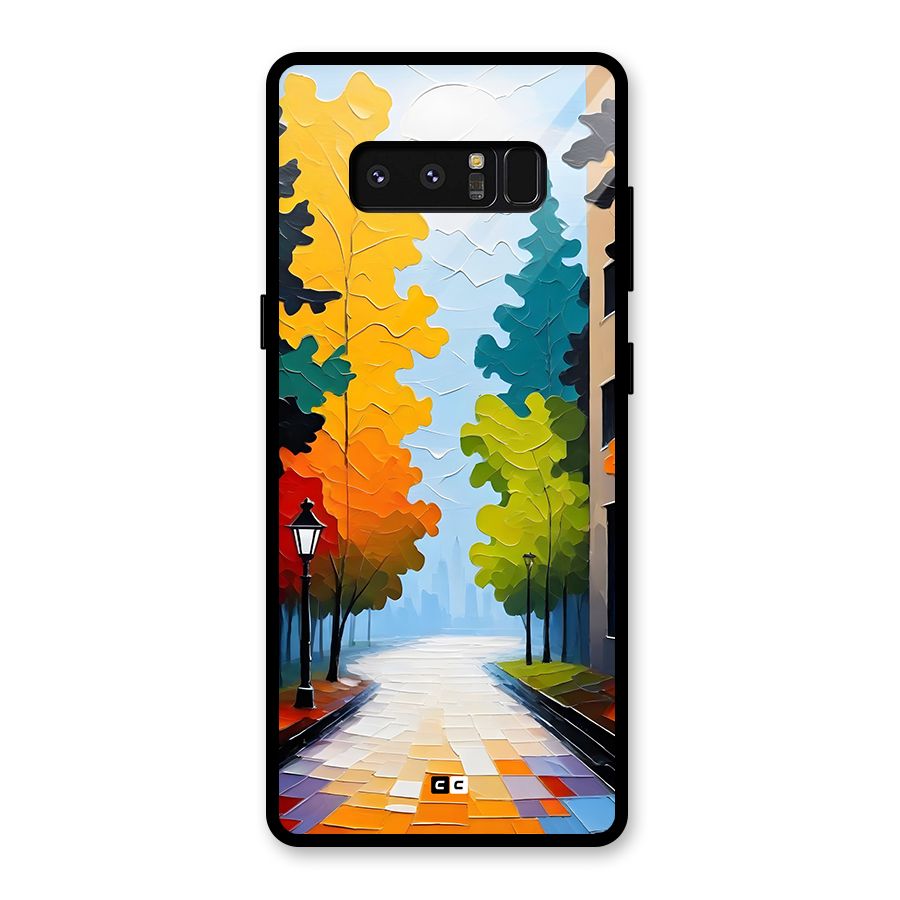 Paper Street Glass Back Case for Galaxy Note 8
