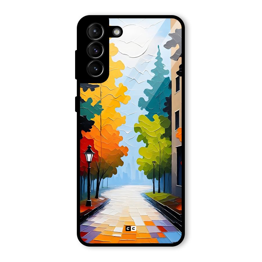 Paper Street Glass Back Case for Galaxy S21 Plus