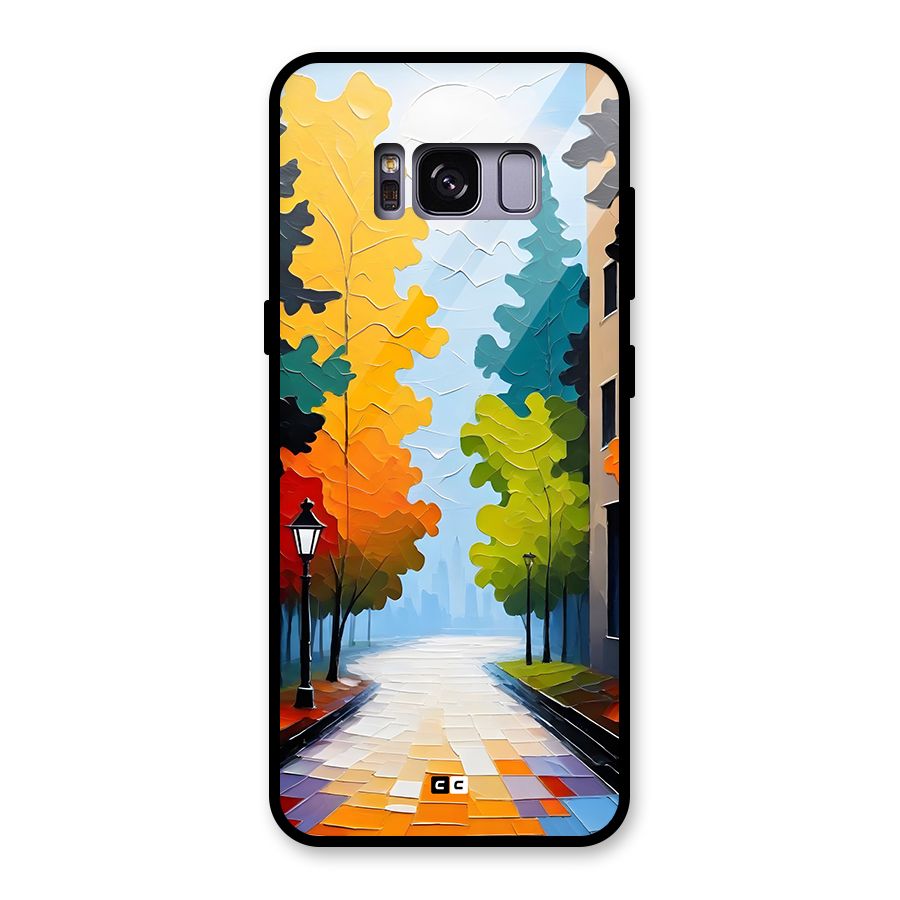 Paper Street Glass Back Case for Galaxy S8