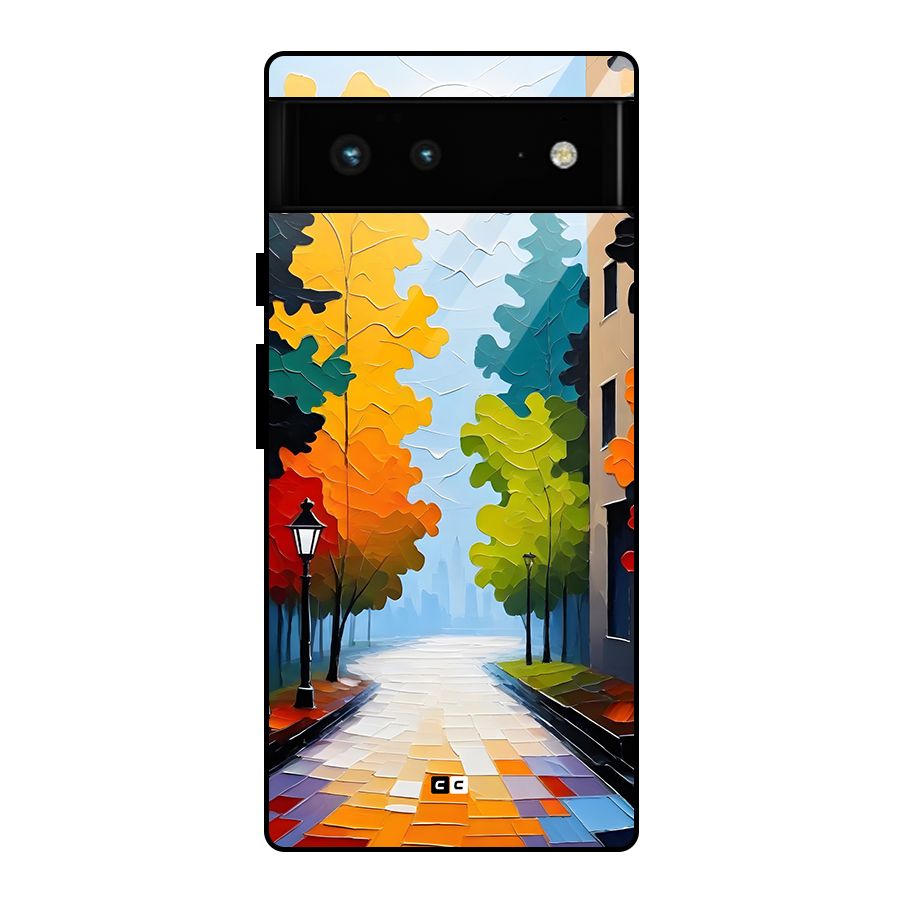 Paper Street Glass Back Case for Google Pixel 6