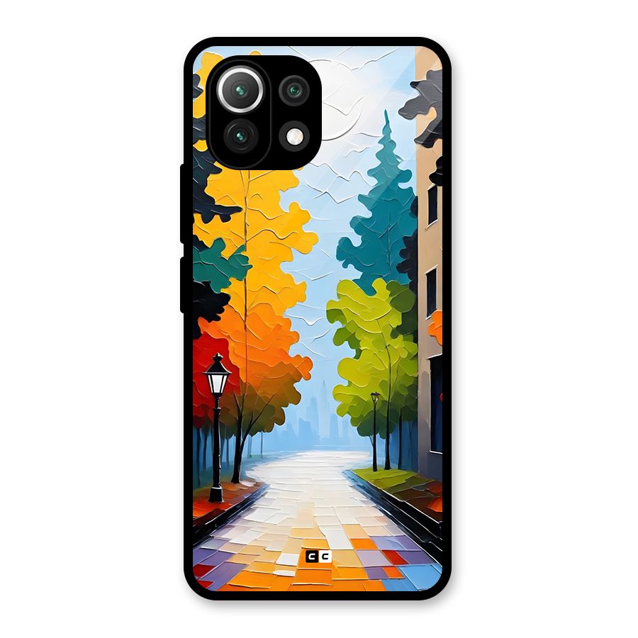 Paper Street Glass Back Case for Mi 11 Lite NE 5G